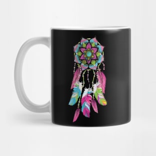 Inspirational DREAM CATCHER T-SHIRT TEAL & PINK DREAM CATCHER Mug